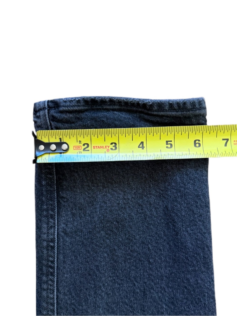 Agolde Riley Crop High Rise Straight Stretch Grey 27 - Picture 8 of 14